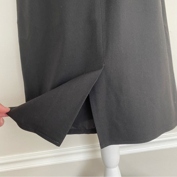 Black Wool Blend Skirt Vintage 1990’s Kiz Size 14 - Picture 4 of 10
